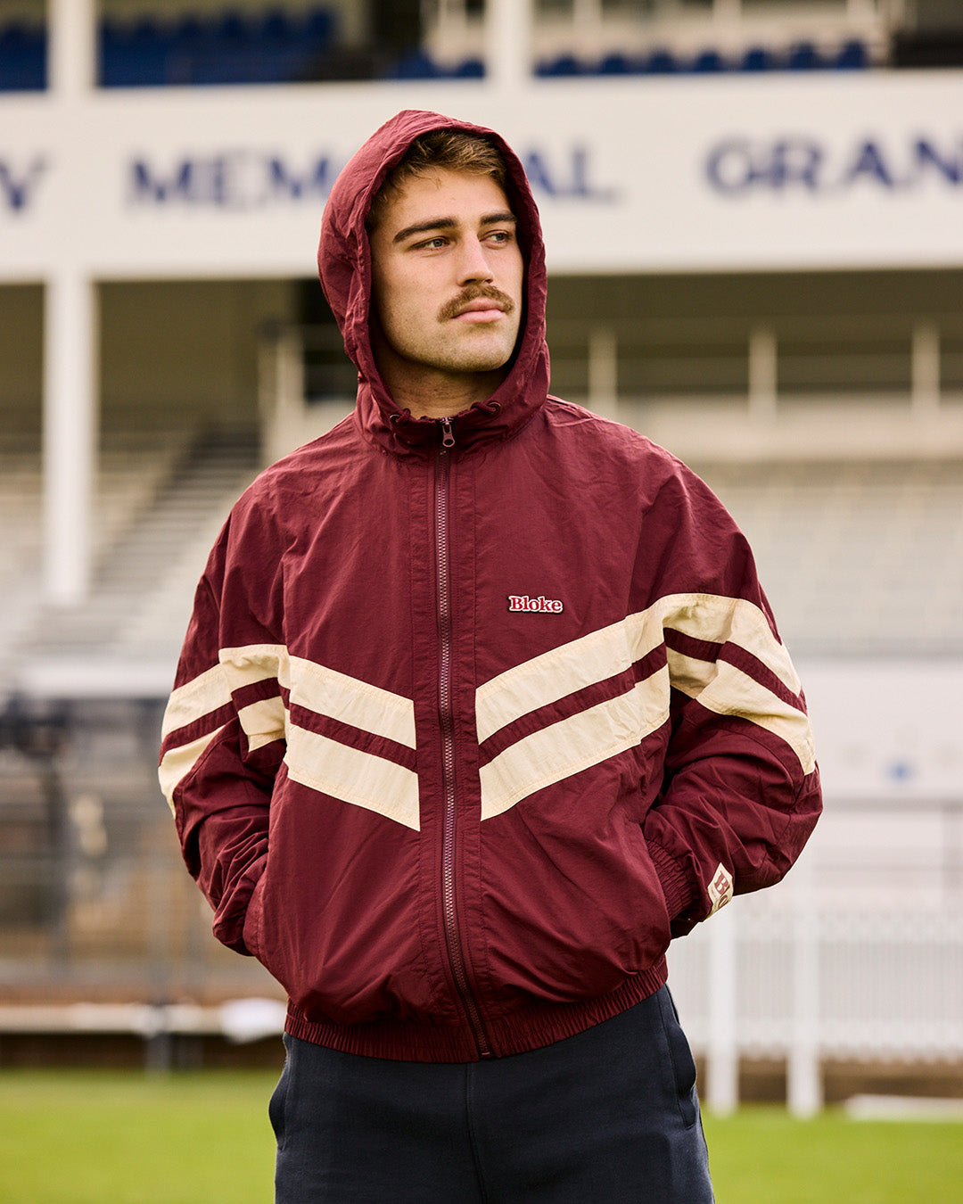 2026 Bloke Maroon Spray Jacket