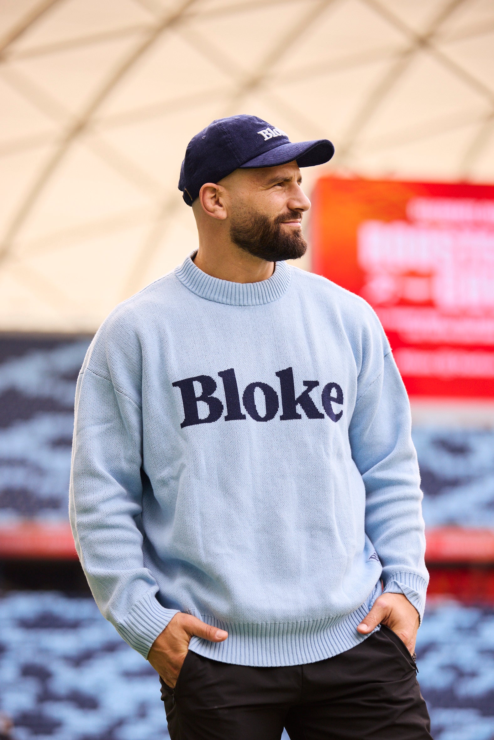 2025 Bloke Blue Knit Jumper