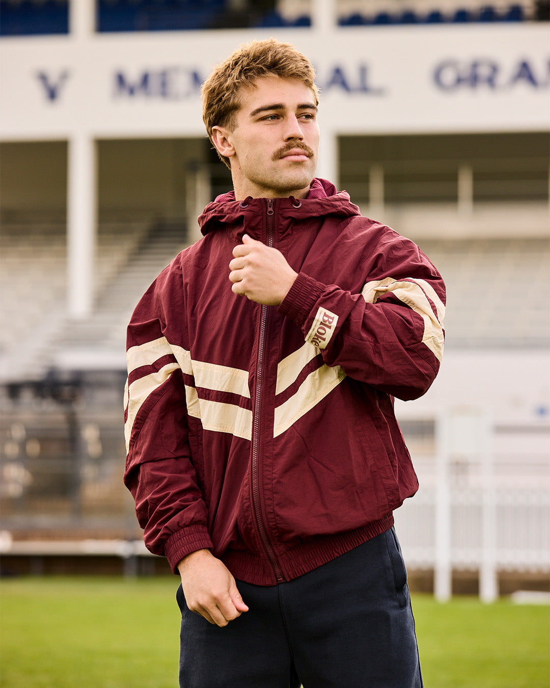 2026 Bloke Maroon Spray Jacket